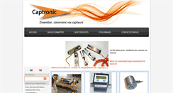 Desktop Screenshot of captronic-sensor.com